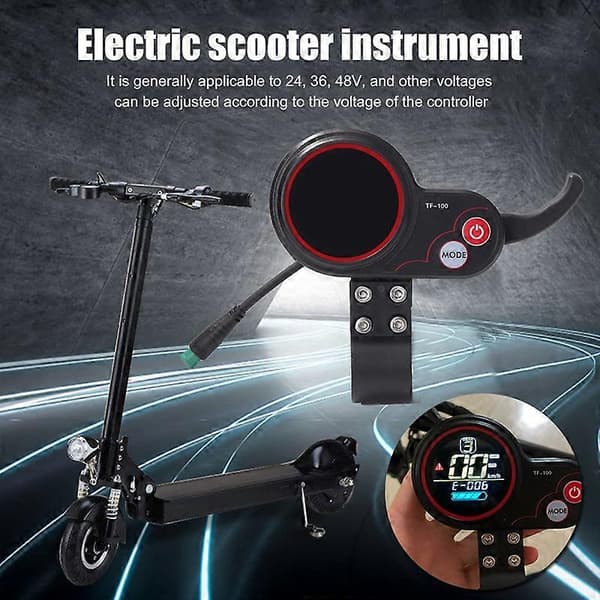 Elektrisk scooter instrumentdisplay til elektriske scooterdele