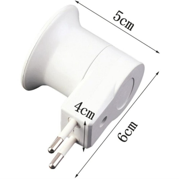 E27 Professionell Superlampa Vägguttag E27 Sockel Lamphållare USA/EU-kontakt Lamphållare med På/Av-brytare