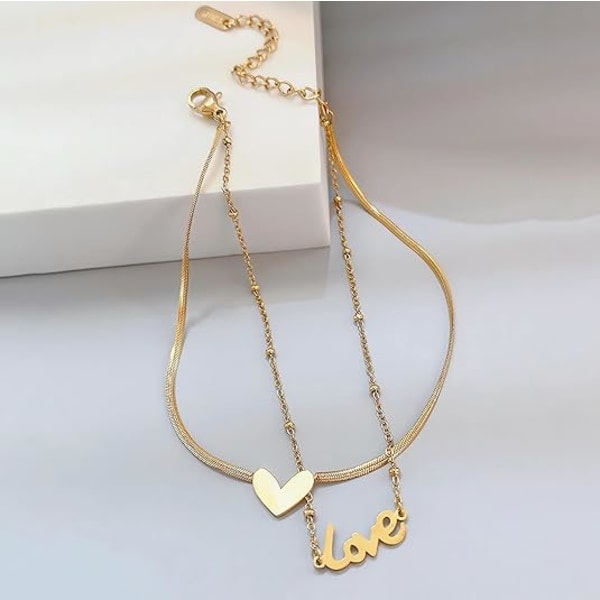 Kullatut nilkkakorut naisille Boho Beach Cubic Zirconia Gold Link Chain Jalkakoru Korut
