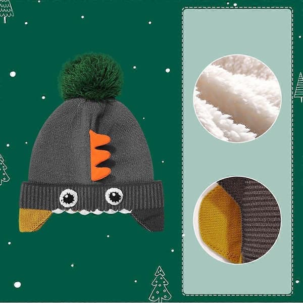 Børnehat vinter varm fleece hat til drenge og piger