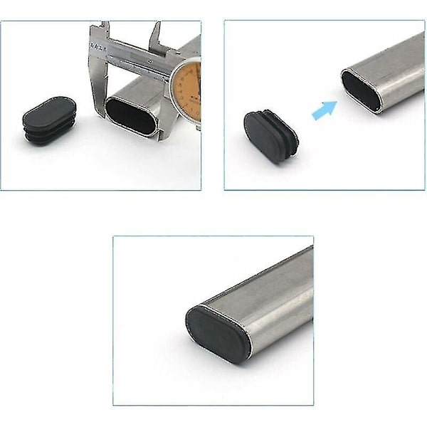 Plastmöbler Benlockar Oval Stolsbenlockar Plastmöbler Benlockar Oval Trampolin Stolslockar 20st (15x30mm)