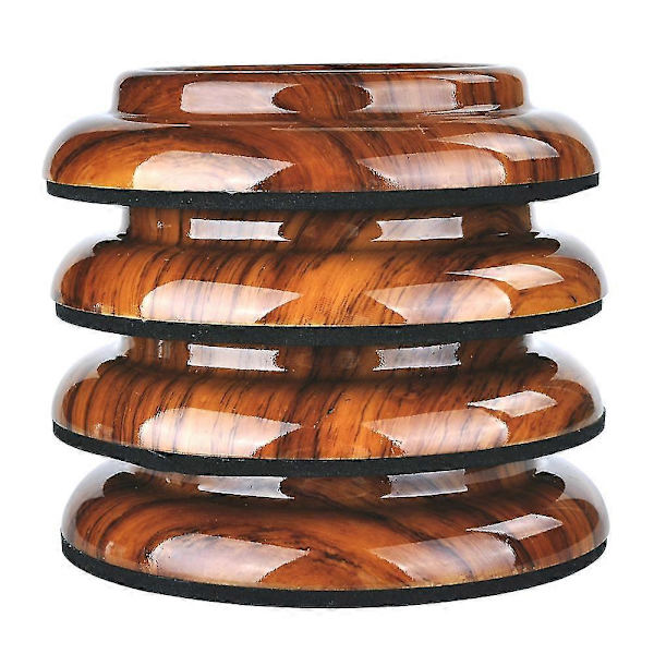 4 st Upright Piano Caster Cups, rosenträ Färg Piano Caster Piano Ben Golvskydd Med Ljuddämpande Skum För Hårdträgolv Akryl