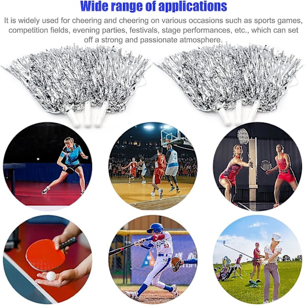 Cheerleading-utstyr, heiarop-blomster, vifte-heiarop-rekvisitter, fargede baller
