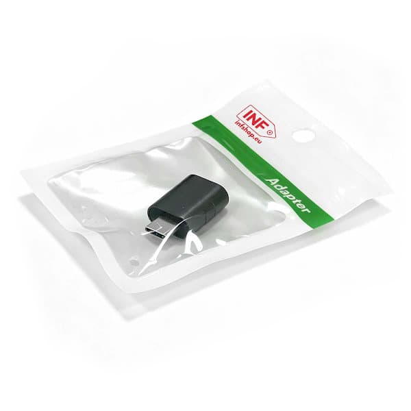 USB 3.2 - USB-C OTG -sovitin 10 Gbps Harmaa Grey