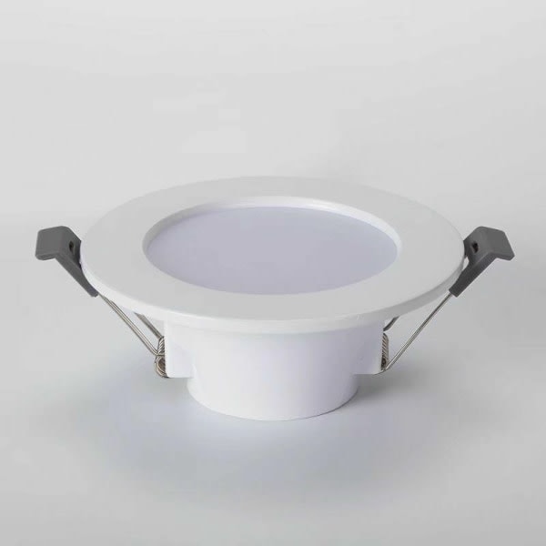 5 LED baderomsspotlights IP44 25mm Ø85mm nedfelt taklampe