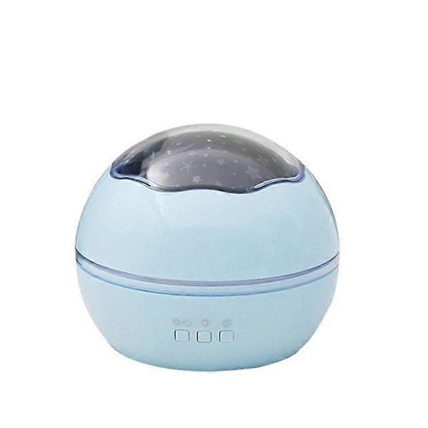 Lille Kugle USB Roterende Stjernehimmel Ocean Projektor Natlampe Blue