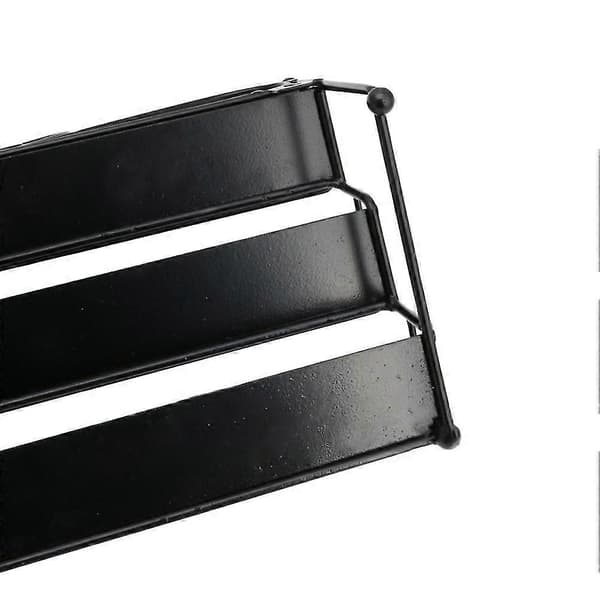 3-lags hjerteformet neglelakk hylle kosmetisk display stativ holder rack organizer Black