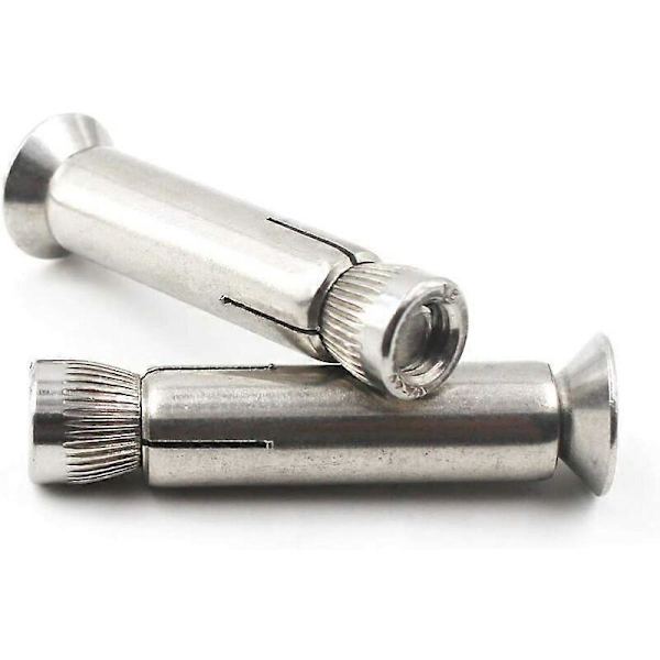 5 kpl M8 x 70mm kuusiokoloiset laajennusruuvit 304 ruostumaton teräs