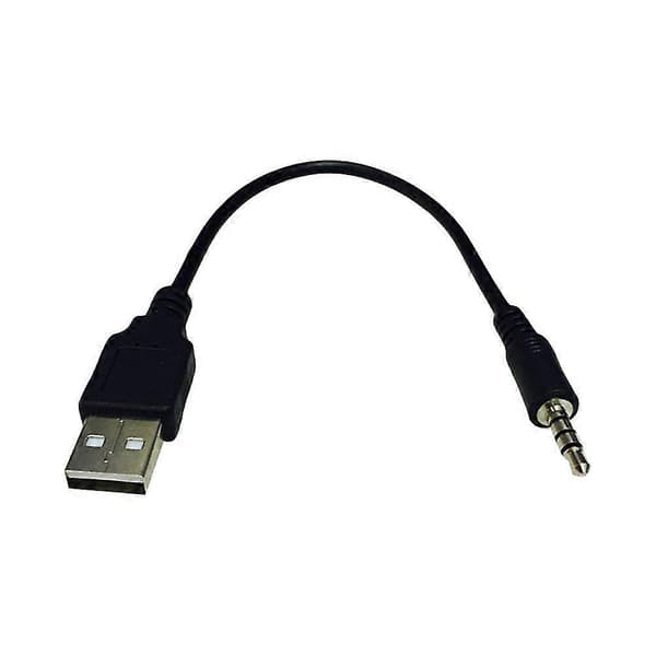 Fiauli 3,5 mm han til USB AUX Jack Audio Kabel Oplader Adapter Ledning til Bil MP3