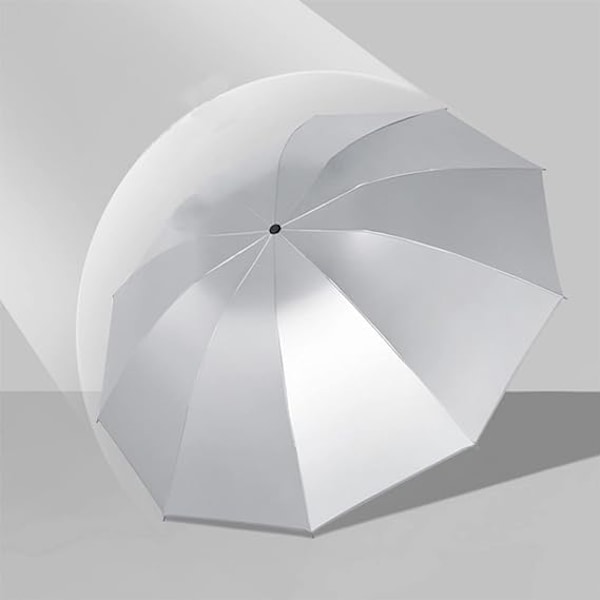 Vindafvisende paraply med omvendt design - 99% UV-beskyttelse - Omvendt sammenklappelig automatisk åbne og lukke reflekssikkerhedsstribe