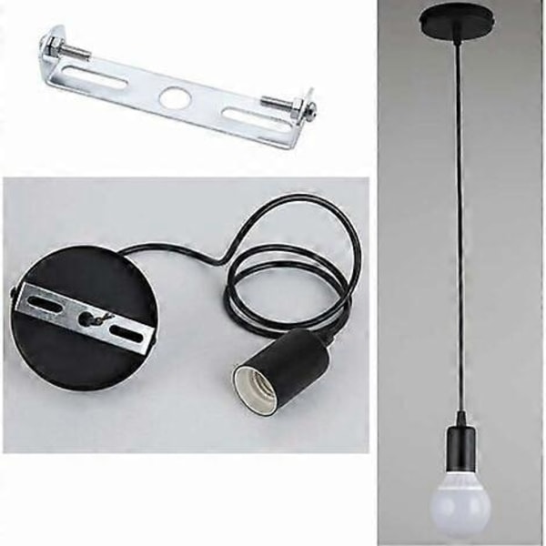 10 stk. 95mm Loftlampe Fastgørelsesbeslag Hængende Lampe Tilbehør Loftlampe Baseplade Loftlampe Panel Panel Beslag