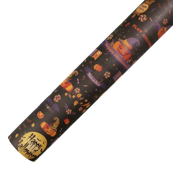 5 st Halloween-pappers Halloween-elementtryck Presentpåse Förpackning