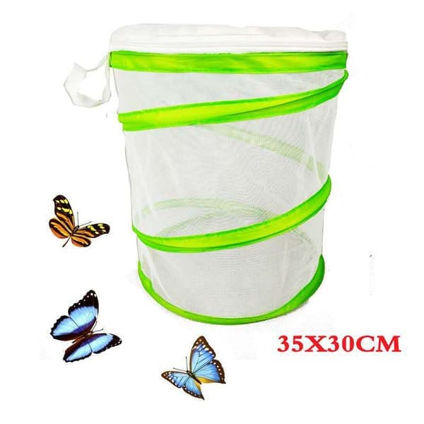 30*35 cm (medium) insekt- og sommerfuglbur, lite sammenleggbart bur