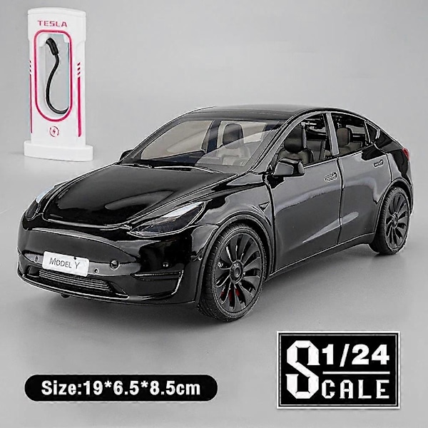 1:24 Mittakaavan Metalliauto Malli Y Leikkiauto Lasten Lahja Valoilla ja Musiikilla Multicolor Style B