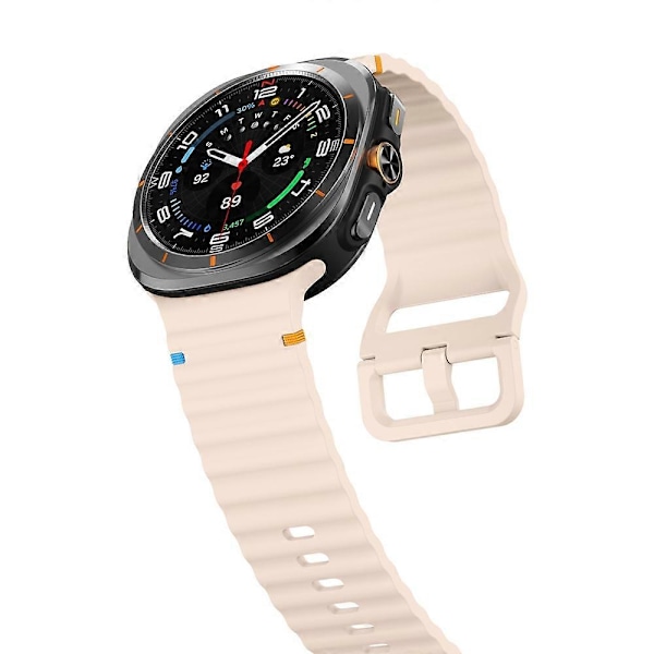 Silikonarmband för Samsung Galaxy Watch Ultra 47mm Pink