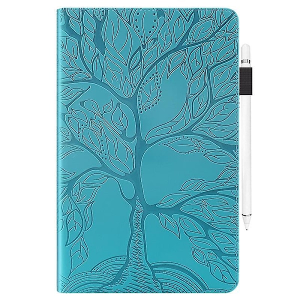 10,2 tums 9/8/7:e generation iPad-fodralPremium läderfodral med automatisk sömn/vakna-funktion för iPad Air Blue