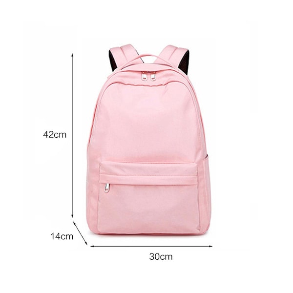 Skolväskor, Stora Barn Skolryggsäckar Ryggsäck, Barn Tonåringar Pojkar Flickor Bokväskor Grundskolan Sekundär Skola Högskola Casual Daypack Pink