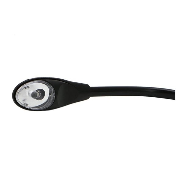 Les enkelt med vår boklampe - Leselampe med LED og Clip Black svart