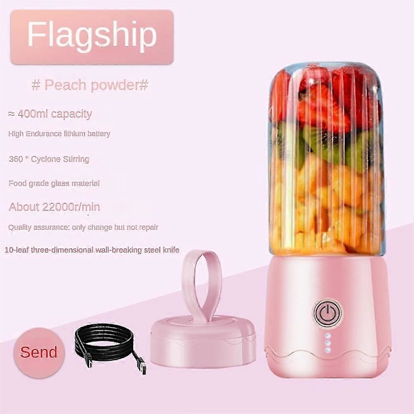 Bærbar Juicer Multifunktionel Lille Husholdnings Juicer Kop Mini Bærbar -DGZD H
