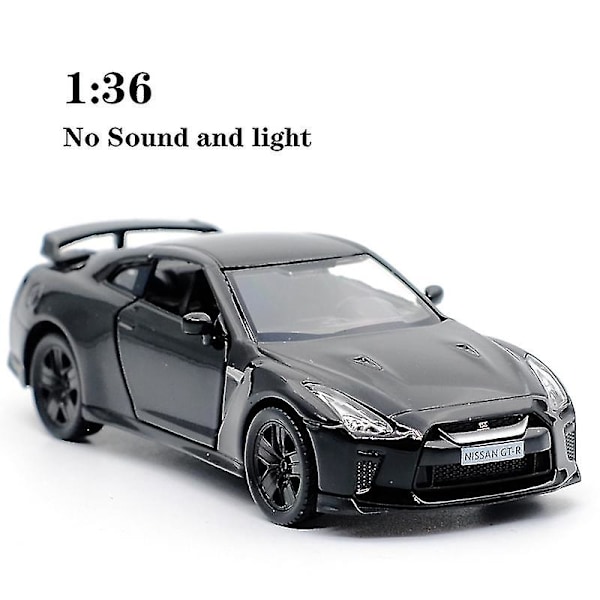 Uusi 1:32 Nissan GTR GT-R R35 Metalliauto Malli Valettu Auto Leikkiautoja Lasten Leikkikalut Lapsille Lahjat Poikien Leikkikalut SXQ 1 36 black