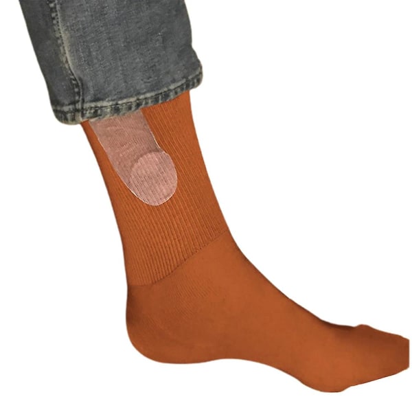 1 par sokker，Morsomme menn og kvinner Uformelle sokker， Morsomt mønster Brown