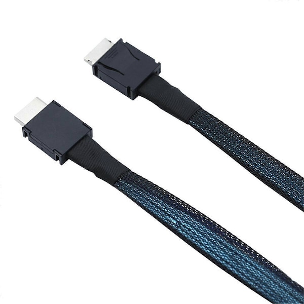 For PCIe Oculink SFF 8611 4I til Mini SAS SFF-8611 4I Server Super Speed Kabel Dataforlengelse Hann til Hann Overføringskabel