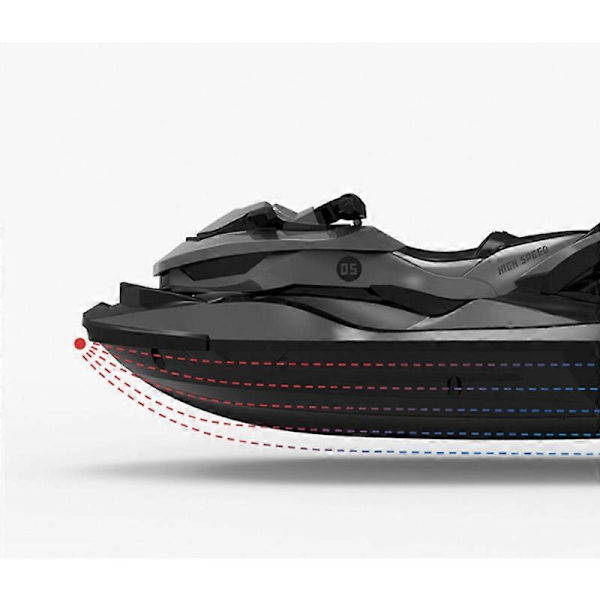 RC Jetski Fjernstyrt Motorbåt For Vannutdanning I Lekebåter Jetski Lekebåter gray