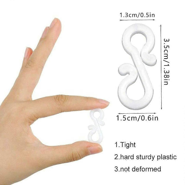 50 st Hängande Krokar Clips för Julgransprydnad Ljusslingor Inomhus/Utomhus 1 50Pcs