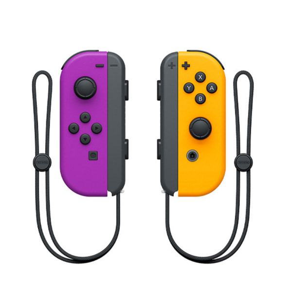 Nintendo switchJOYCON er kompatibel med originale fitness bluetooth-kontroller NS-spill venstre og høyre små håndtak Left purple, right orange