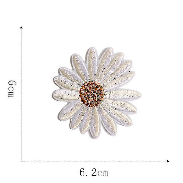 36 stk. Blomst Applikationer Patches Strygning Broderet Patches Blandet Farve Høj Kvalitet Cy 39 items