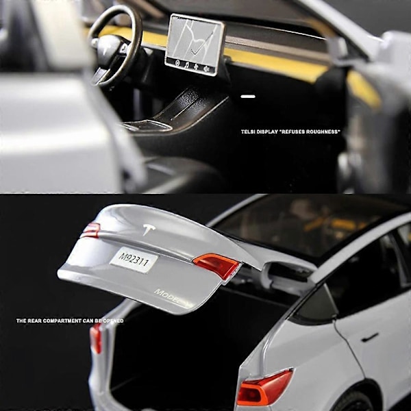 1:24 Mittakaavan Alloy-Auton Malli Y Leikkiauto Lasten Lahja Valoilla ja Musiikilla Multicolor Style C