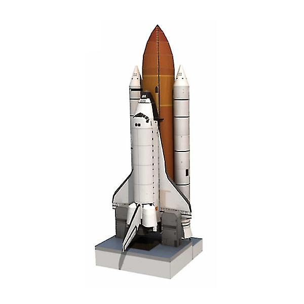 Rumfærge Space Shuttle Papir Model Blank Coated Paper Model Til Børn Voksen