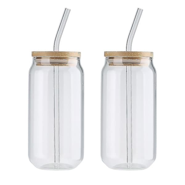 2-pack dricksglasburk kopp kall dryck mjölkglas sugrör