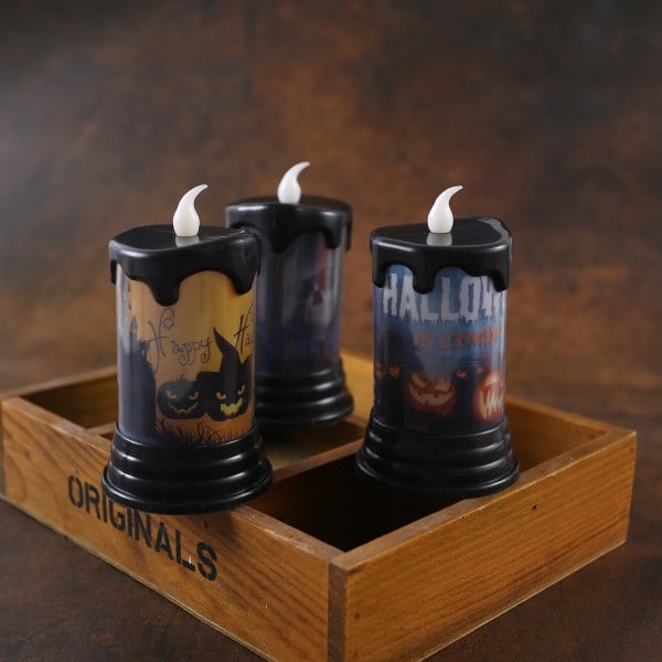 Halloween Flammelose Lys, Halloween LED Flammelose Lys | RE