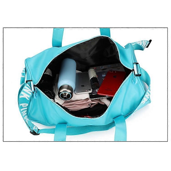Rosa reiseveske for kvinner, treningsbag for fitness, stor kapasitet, vanntett, gym- og sportsbag navy blue