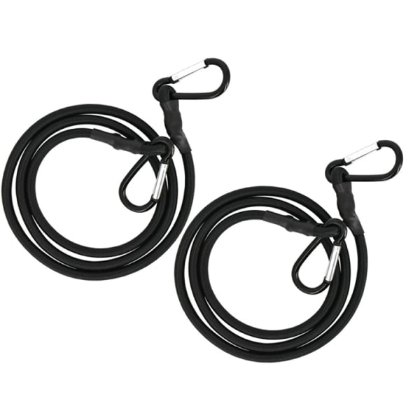 2-pak 40\"/1 meter bungee-snøre med karabinkrok, Heavy Duty Pr