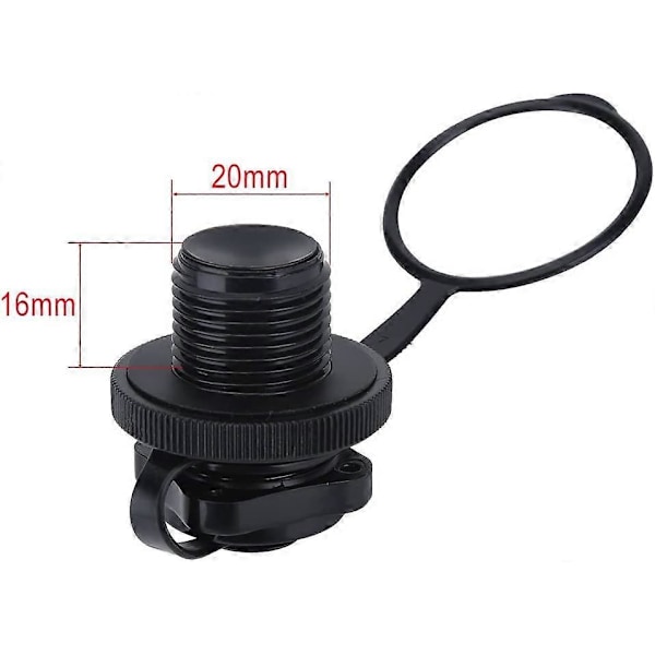 2 st Kayak Intex Uppblåsbar Båt Ersättning Envägs Uppblåsning Båt Spiral Luftpluggar