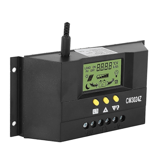 Aurinkolataussäädin PWM LCD-näytöllä 12V/24V 30A - Ihanteellinen koti-, teollisuus- ja kaupalliseen käyttöön