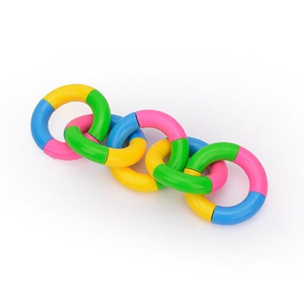 2-pack Tangle Twist Fidget-leksak / Sensorisk leksak flerfärgad