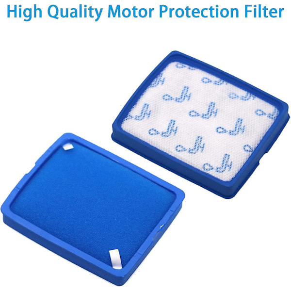 2 stk. udskiftningsfilter tilbehørssæt til Philips PowerPro Expert Fc9729/09 Fc9741/09 Fc9742/09 Fc9743/09 Fc9744/09 Fc9745/09 Fc9746/09 støvsuger