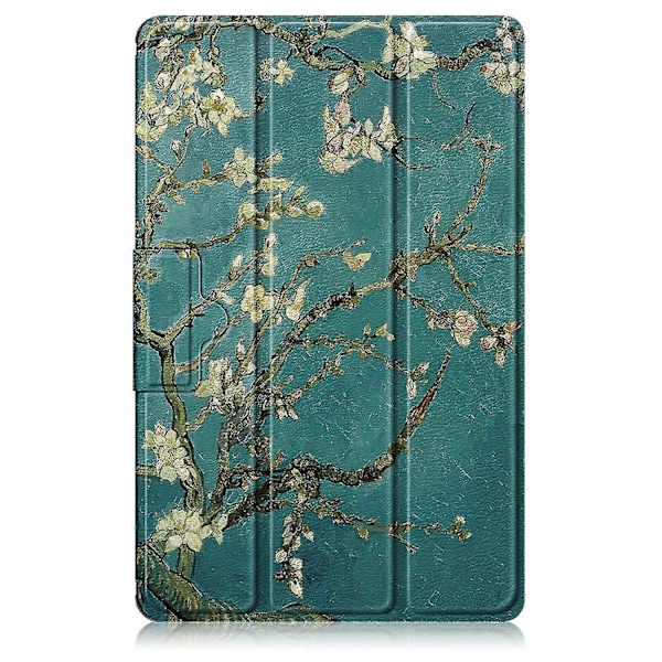 Læder Smart Tablet Etui Til Lenovo Tab M10 10.1 3. Gen Apricot Blossom