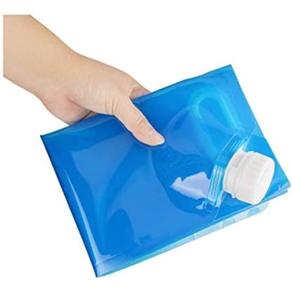 Sammenklappelig vandbeholder Udendørs sammenklappelig vandposebeholder BPA-fri giftfri lugtfri vandopbevaringspose