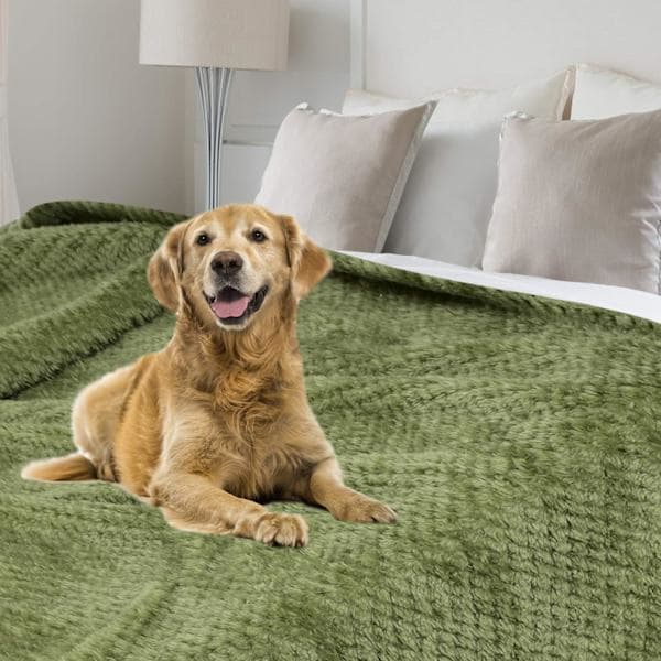 PET SPPTIES Hvalpetæppe Superblødt Korallfleece Tæppe til Kæledyr