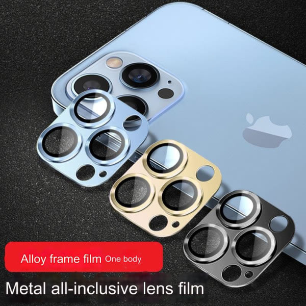 2 kpl Metalliseos-kameran suojakalvo iPhone 15 -sarjalle, seostettu metalli, täydellinen suoja iPhone 15 promaxille