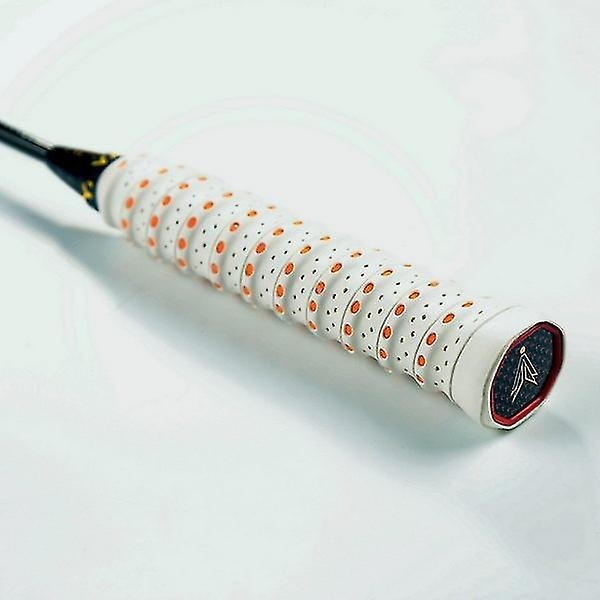 10 st Anti-halk Svettbands Tennisracket Grepptejp Badminton Grepp Padel Övergrepp Sporttejp Övergrepp för Racket Strandtennis white