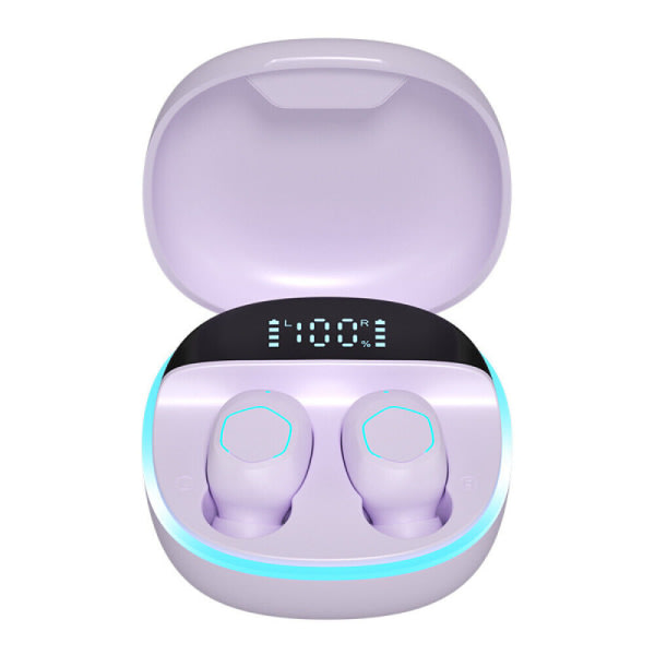 Bluetooth kuulokkeet Langattomat kuulokkeet Mini In Ear Pods iPhonelle Samsung Purple