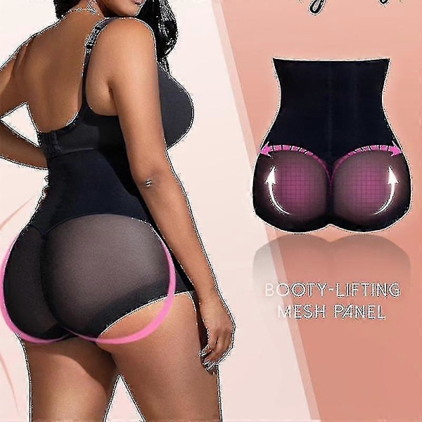 Cross Compression Abs -muotoiluhousut, naisten vartaloa muokkaavat laihdutushousut, vatsan hallinta Pink L