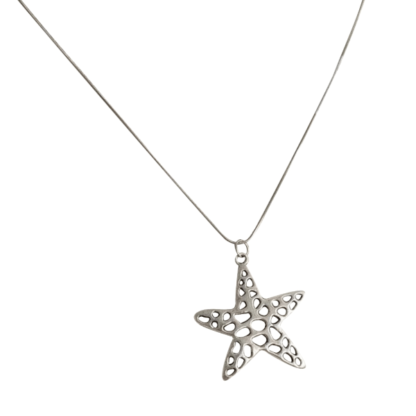 Stjerne Hjerte Spiral Blomster Halskæde Choker Mode Smykker Gave Til Kvinder Piger