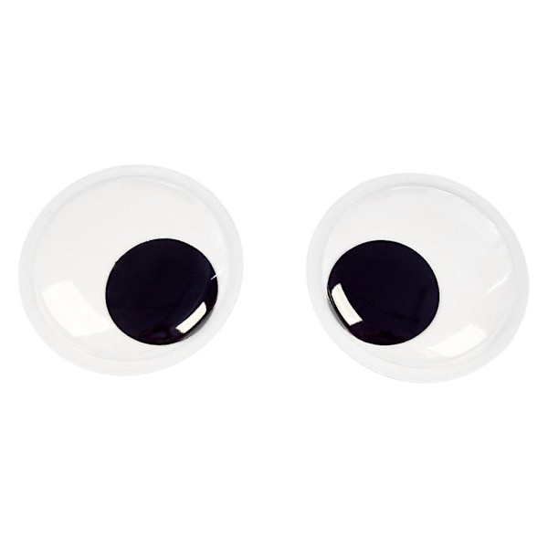 7,5/10/15 cm Googly Wiggle Eyes DIY for dukketilbehør Selvklebende for dukke Flat Eyes for håndverk Stuffet for dukkehånd 10