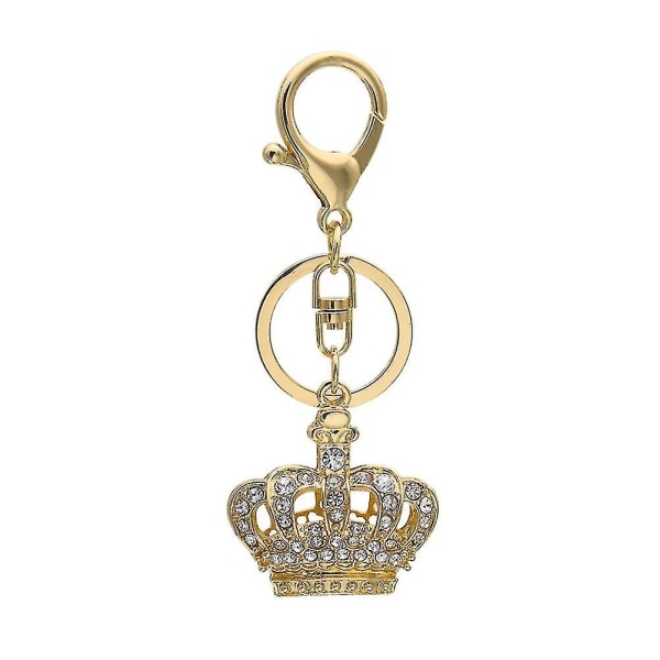 1 st Nyckelring Metall Kreativ Kronformad Rhinestone Nyckelhållare Nyckelring Nyckelring Handväska Nyckelring För tjejer
